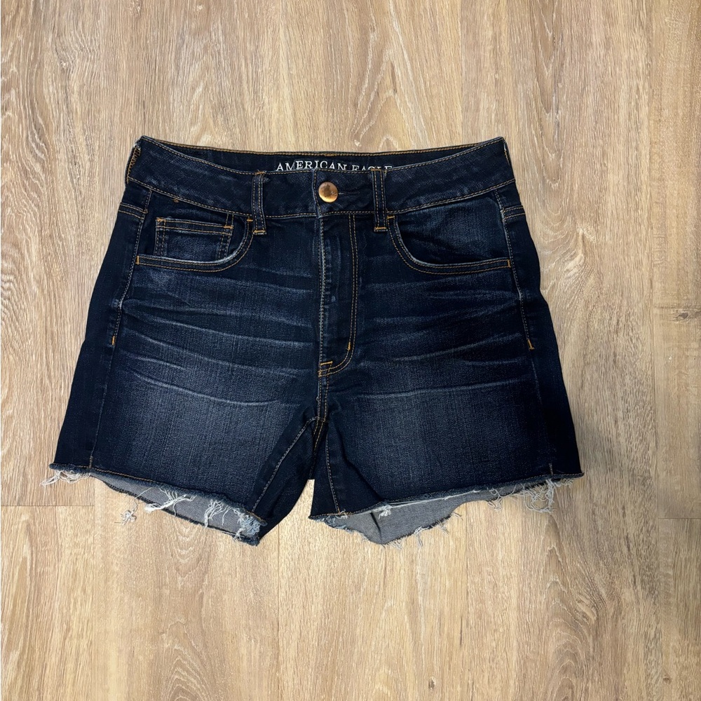 American Eagle Outfitters Black Jean Shorts Classic Style